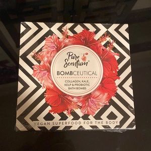 Pure Scentum BOMBCEUTICAL Collagen, Kale, Kelp & Probiotic Bath Bombs